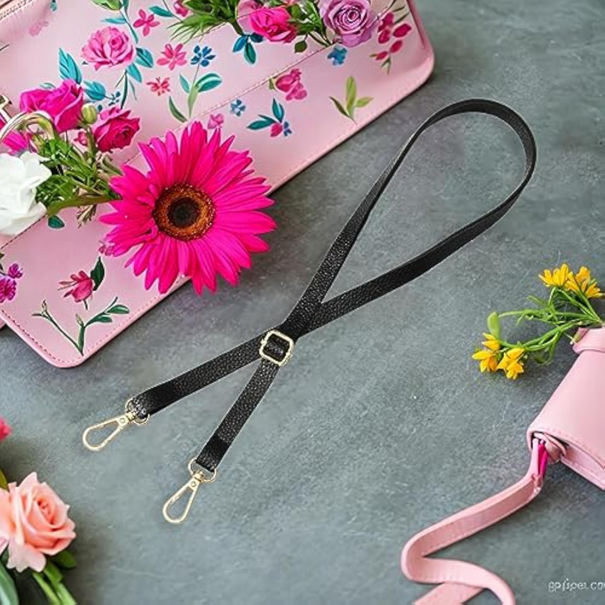 Comfortable Purse Chain Strap for Shoulder Bag, Black